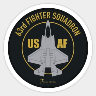 F-35 63rd Fighter Squadron Sticker